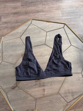 MATE the Label Navy Deep V Bralette